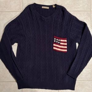 East island Men’s long sleeve cotton sweater L